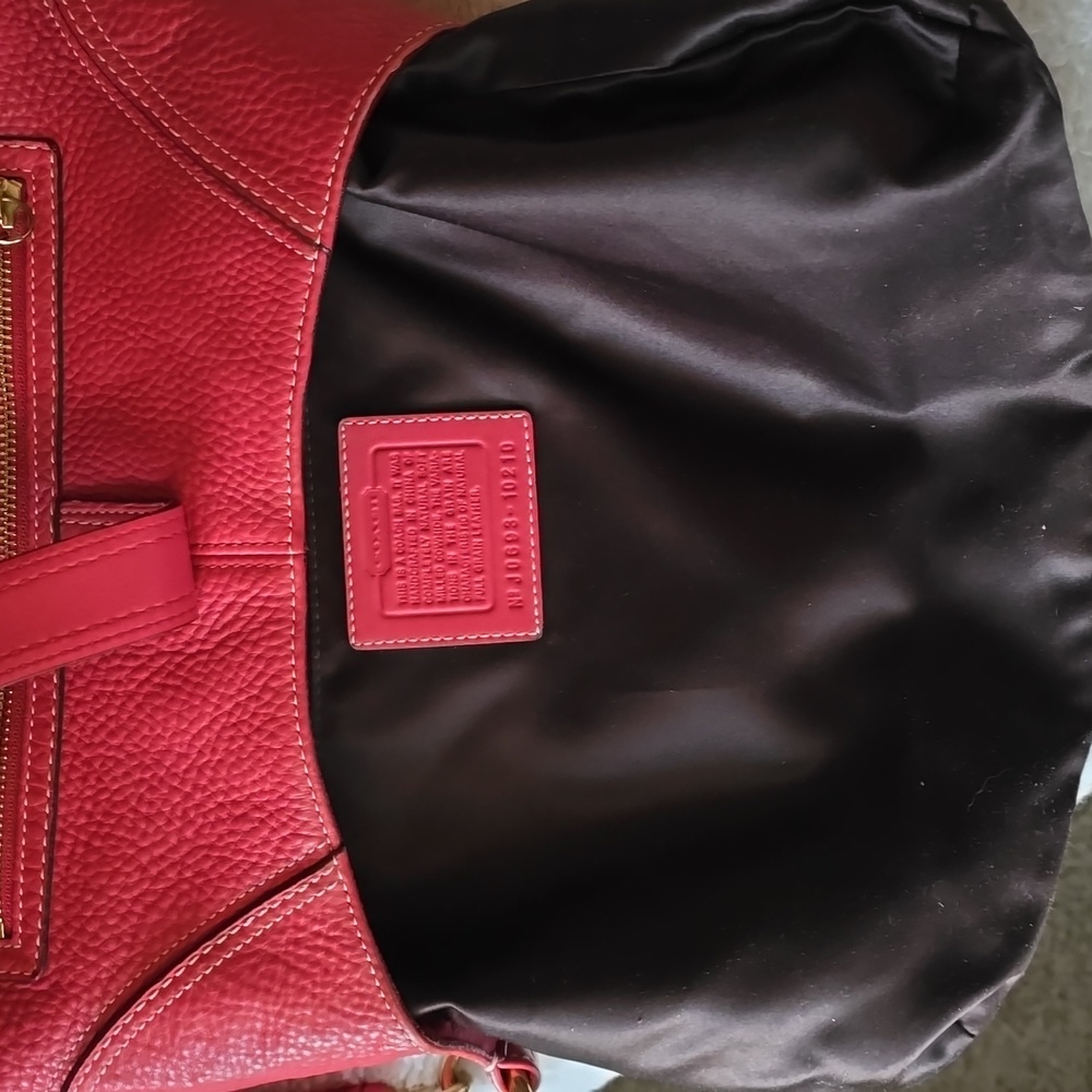 Coach Hamptons Barbie Pink Pebbled Leather Shoulder Bag Is 20yrs Old In EUC - Picture 13 of 17